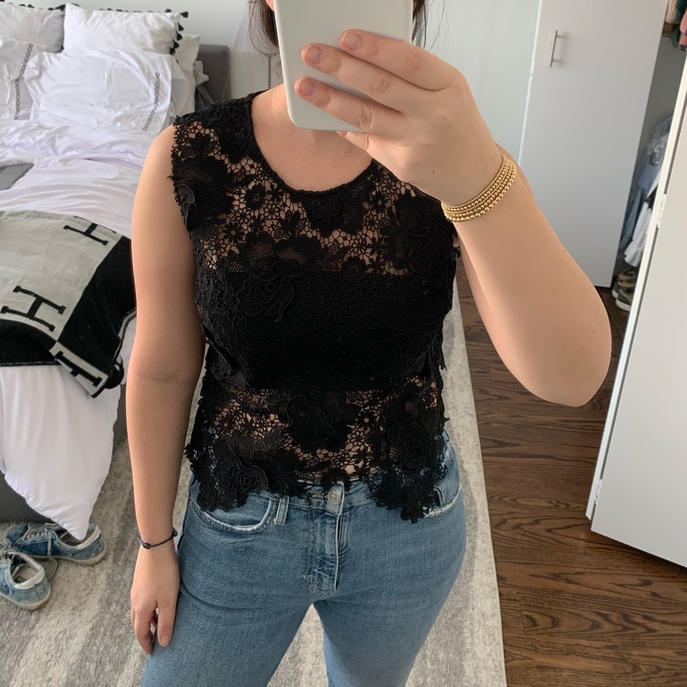Lucy Paris lace top
